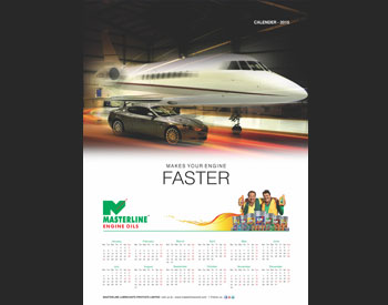 Masterline Engine Oils Calender